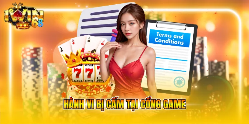 Hành vi bị cấm tại cổng game
