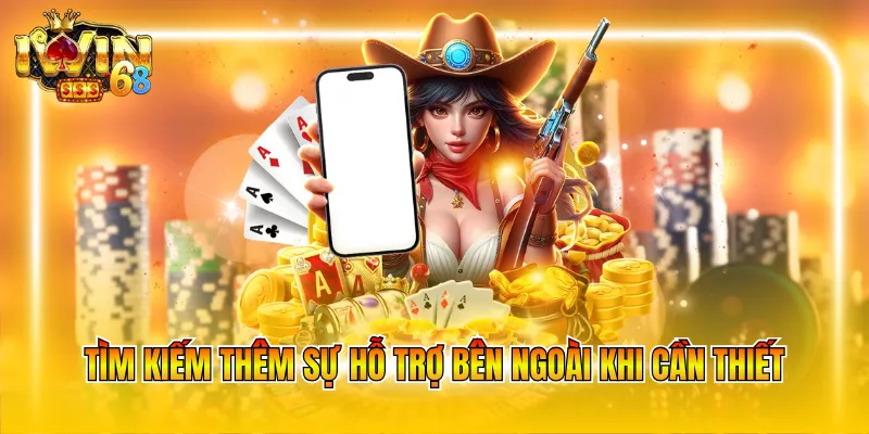 Tìm kiếm thêm sự hỗ trợ bên ngoài khi cần thiết